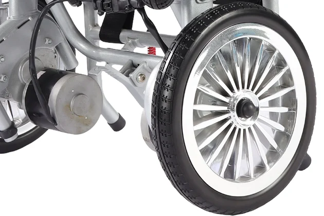 E100 power wheelchair detail 1