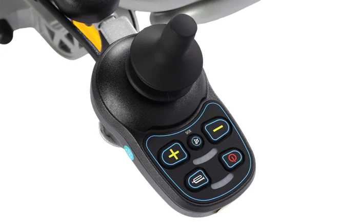 E100L power wheelchair detail 1